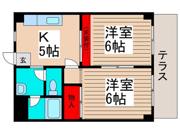 フォレスト西船の物件間取画像